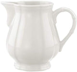 Villeroy & Boch Manoir Milchbecher, 250 ml, Höhe: 9,1 cm, Premium Porzellan, weiß