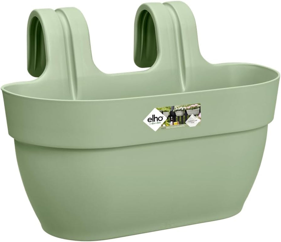 elho Vibia Campana Easy Hanger M 36 – Topf für Balkon und Außenbereich – Ø 36,0 x H 26,5 cm – Schwarz/Anthrazit