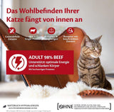 Wellness CORE 98% 12 x 85g, Rind – Nassfutter für Katzen, dicke Pastete, getreidefrei, natürlich, hypoallergen, proteinreich, reich an Fleisch