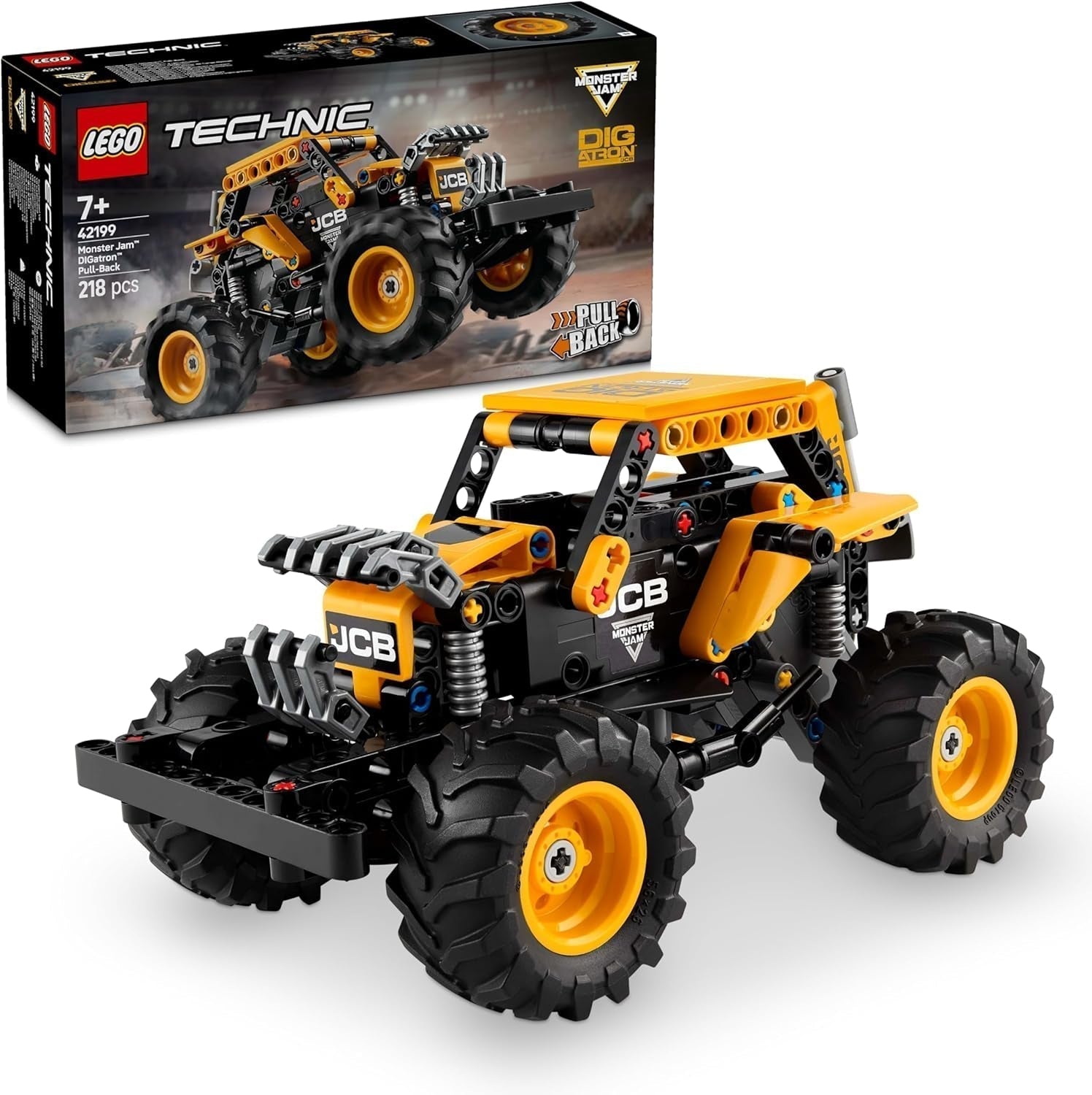 LEGO Technic Monster Jam Digatron, Monster Truck Spielset für Kinder, Bauspielzeug für Kinder, Jungen und Mädchen ab 7 Jahren, Geschenkideen für Monster Trucks und Motorsport-Fans 42199 Bausets Besuchen Sie den LEGO-Store Default Title