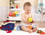 B. Toys 13-teiliges Badewannenspielzeug für Kinder mit Boot, Stapelbecher, Fisch, Angelspielspielzeug für Kinderbadewanne ab 1 Jahr Toys Bebe Naty Shop