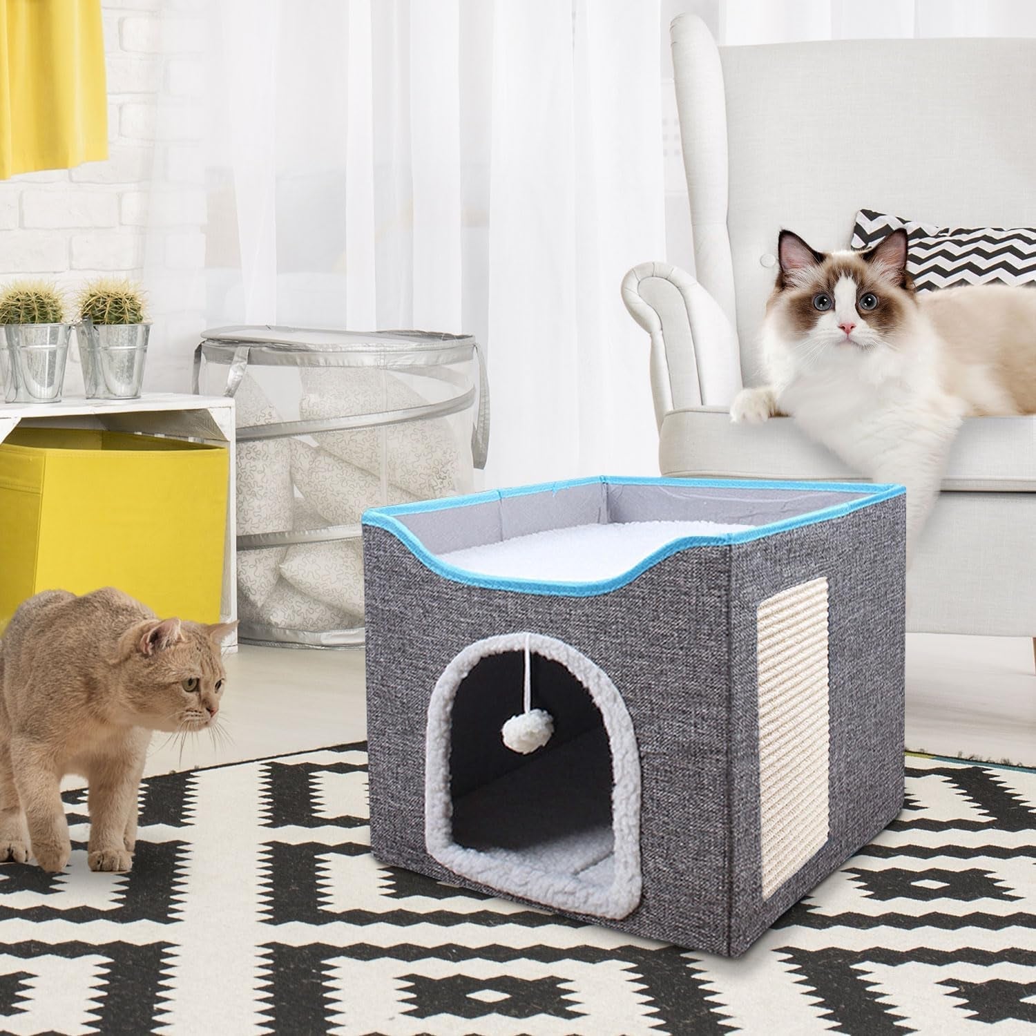 Decken und Möbel, Haustiere, Höhlen und Häuser, Katzen, Betten für Katzen, Katzenbetten, Matratzen
