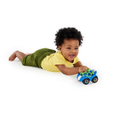 Bright Starts, Oball, Rasselspielzeugauto, grün-blaues Babyspielzeug Naty Shop