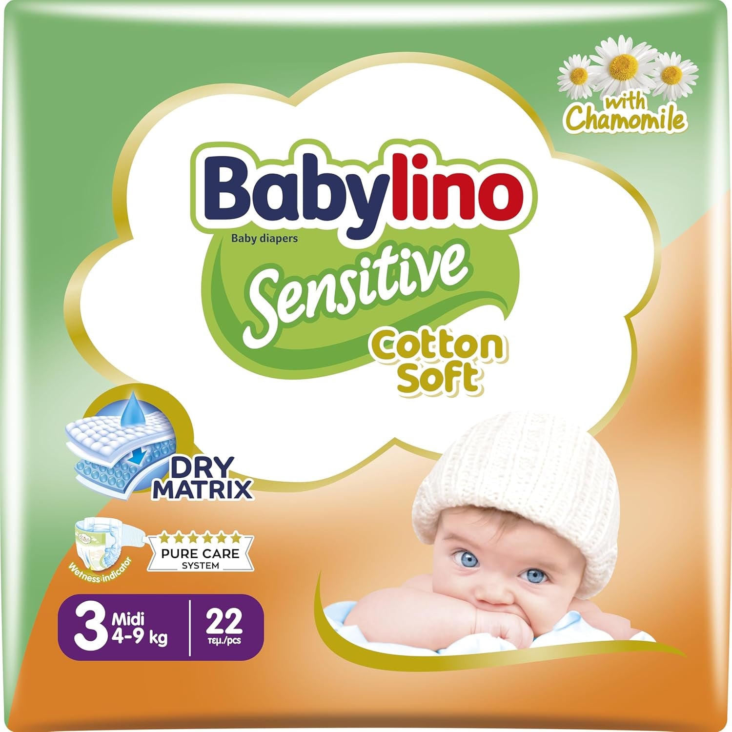 Babywindeln Sensitive Größe 4, Maxi (8-13 kg), 20 Stück