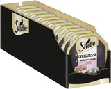 Sheba Nassfutter für Katzen, Delikatesse in Lachsgelee, 2 x 11 x 85 g