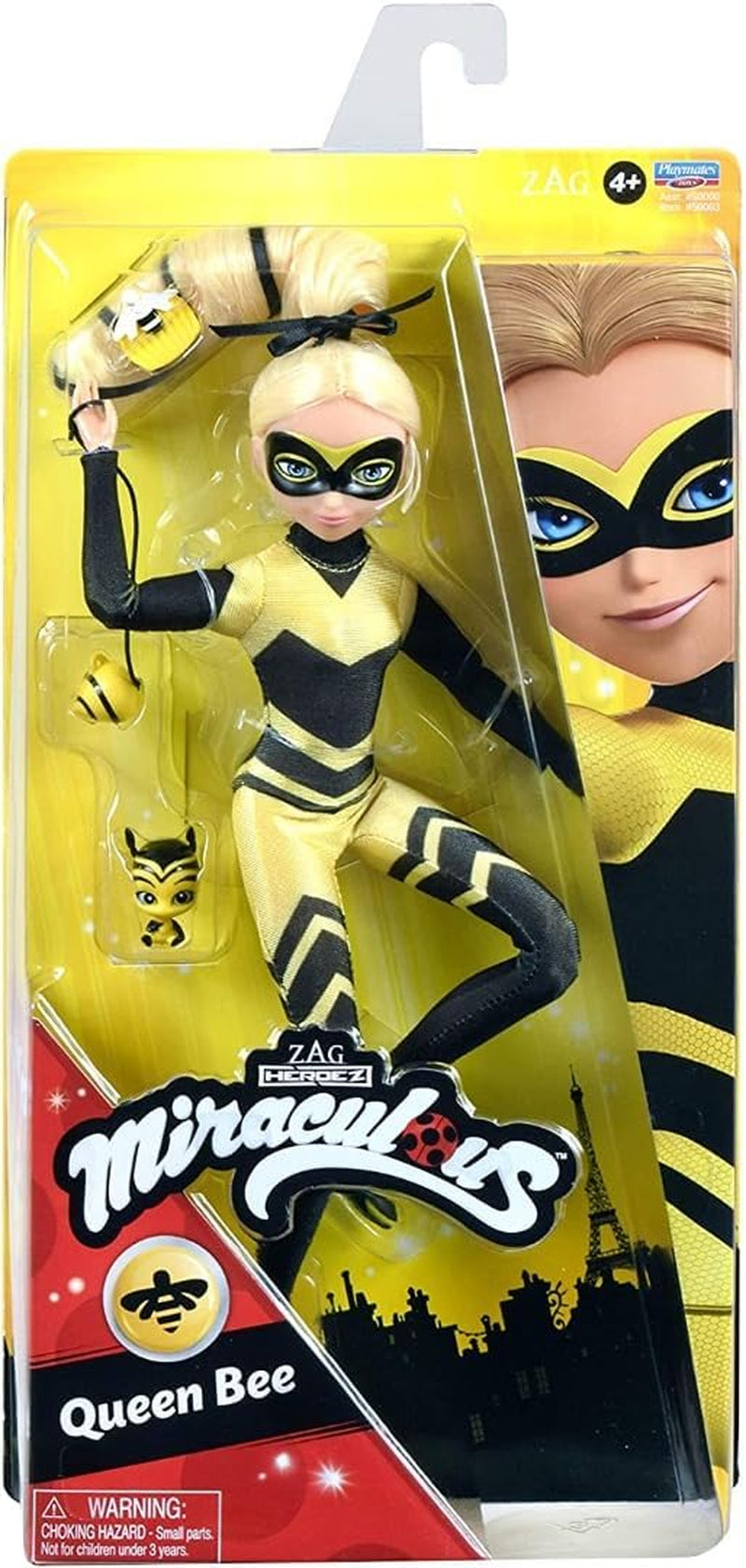 Bandai - Miraculous Ladybug - Puppe Marinette Farbwechsel-Überraschung - Gelenkpuppe Miraculous, 26 cm + 3 Überraschungen - Zufälliges Modell - P50390 Puppen Naty Shop Queen Bee