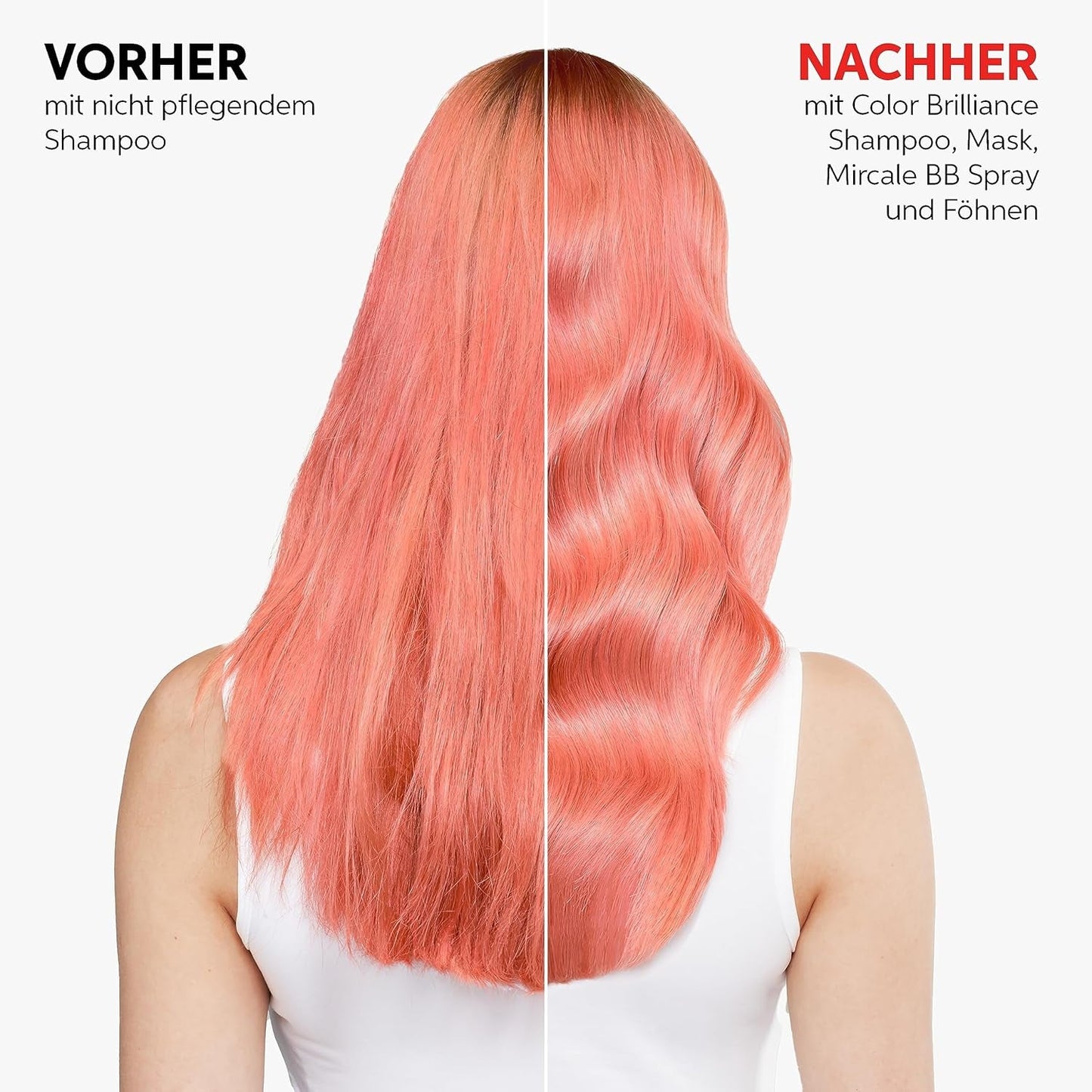 Wella Professionals Invigo Color Brilliance – Shampoo, Spülung und Farbschutzmaske für feines und dickes coloriertes Haar – mit Vitamin E, Antioxidantien und niedrigem pH-Wert – glättende und pflegende Naty Shop Haarmaske