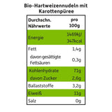 Freche Freunde Bio-Gemüsenudeln „Karotte“, 25 % Gemüseanteil, vegan, 6er-Pack (6 x 300 g)
