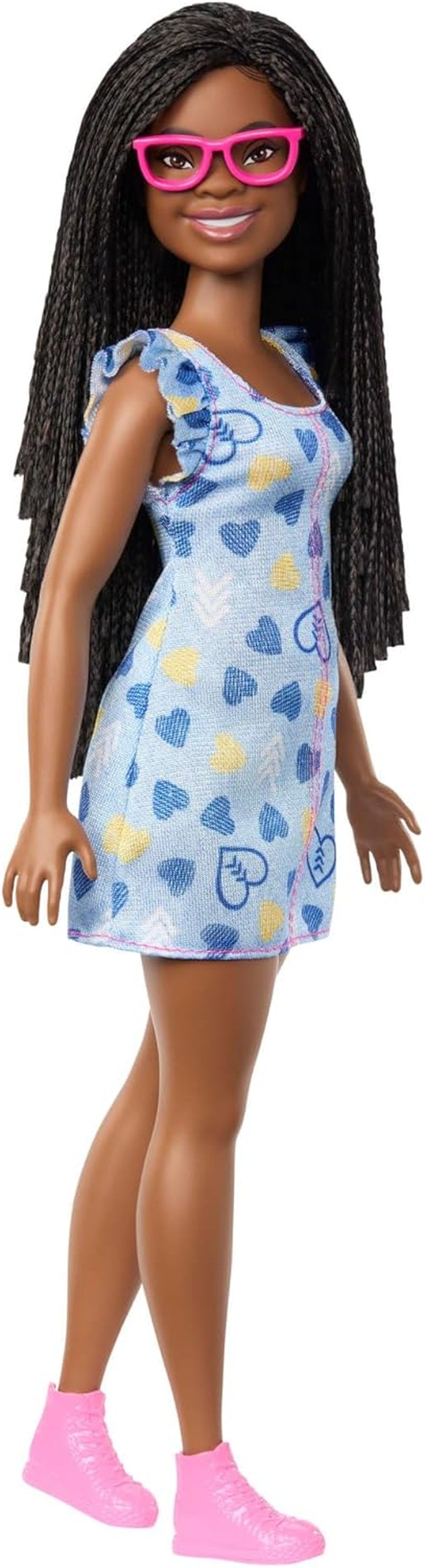 Barbie Fashionistas Puppe Nr. 229 mit Down-Syndrom im Herzkleid, entwickelt in Zusammenarbeit mit der National Down Syndrome Society, HYK14 Naty Shop Dolls