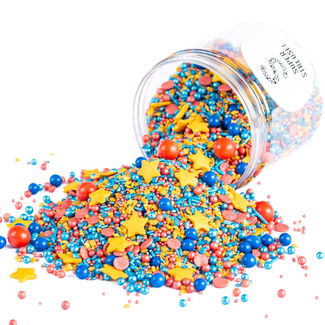 Super Streusel SuperErou, Streuselmischung, 90 Gramm Sprinkles Naty Shop