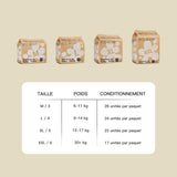 ECO BOOM Babywindeln aus Bambus – Größe 6 (20 kg), Pull-Up-Windeln auf pflanzlicher Basis (17 Stück) – Premium-Bio, parfümfrei, hautfreundlich, super saugfähig