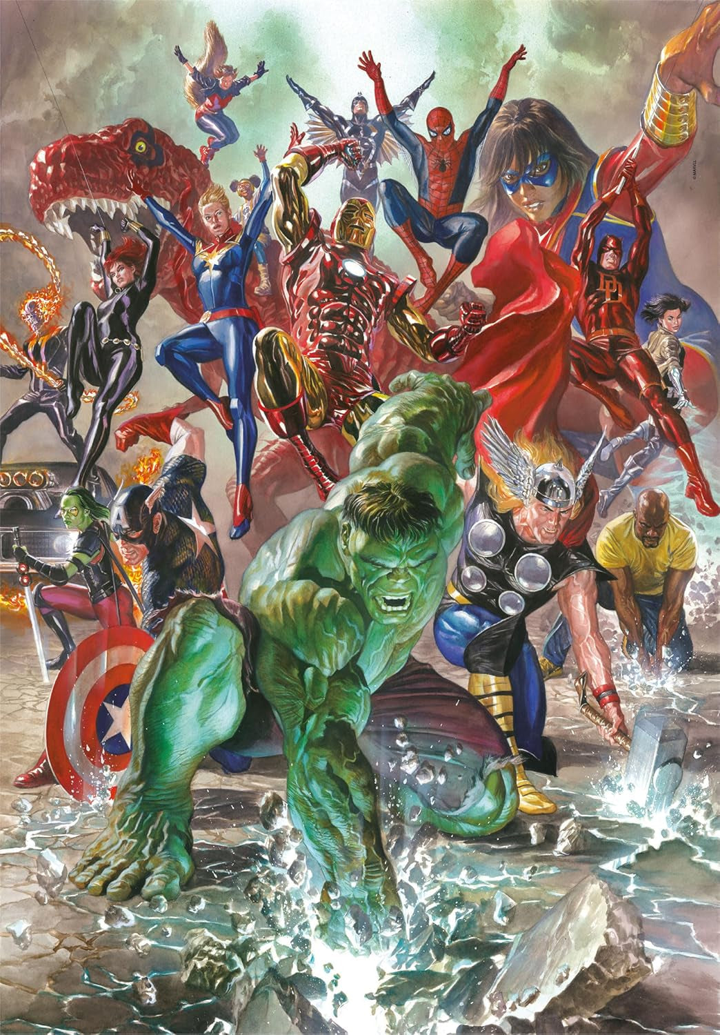 Clementoni Marvel Puzzle 500 Teile Erwachsene – Erwachsenenpuzzle in 49 x 36 cm – Anspruchsvolles Erwachsenenpuzzle von Clementoni 35546 Puzzle Naty Shop