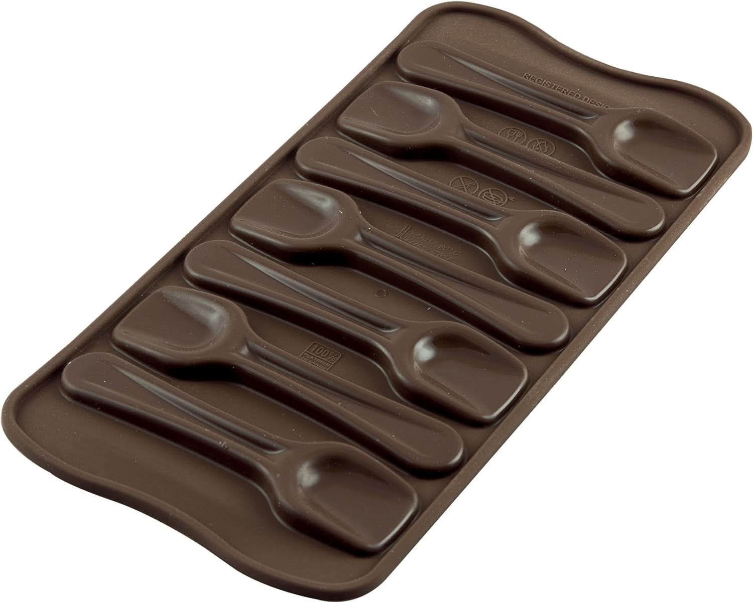 Silikomart 199194, für Schokoladenpralinen, Wintermotiv Kitchen Naty Shop Spoon