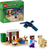 LEGO Minecraft Steve's Desert Expedition, Jungen- und Mädchen-Videospielset, Steve Biome, Haus, Figuren und Kamelspielzeug, Gamer-Geschenk für 6-Jährige 21251 Bausets Besuche den LEGO-Store Standardtitel