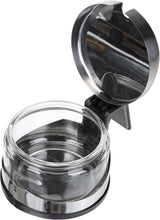 Classic Shaker, 250 ml, mit Löffel, Edelstahl, silber/transparent, 13 x 10 x 9 cm, 2 Stück
