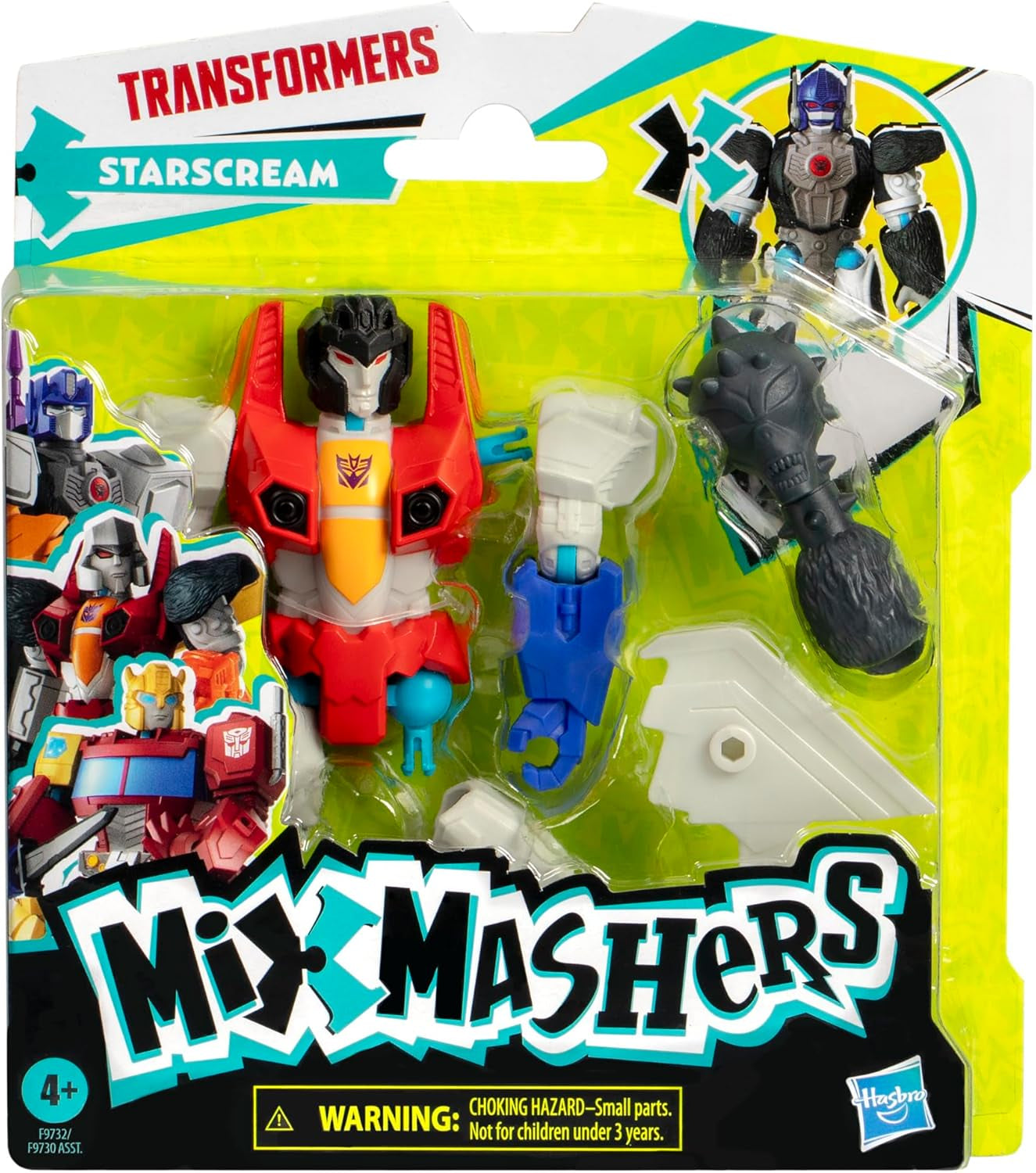 Transformers Mixmashers Starscream Anpassbare Actionfiguren und Zubehör Actionfiguren Naty Shop