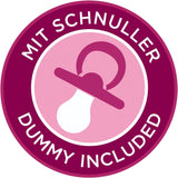 Götz 2027100 Maxy Muffin Fashionisto Puppe – 42 cm große Babypuppe mit verschlafenen braunen Augen, braunen Haaren und weichem Körper – Weichkörperpuppe im 8er-Set