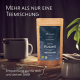 Abendtee BIO 100 g – Ihre Auszeit mit Baldrian, Lavendel, Zitronenmelisse, Kamille, Kräuterteemischung zur abendlichen Entspannung