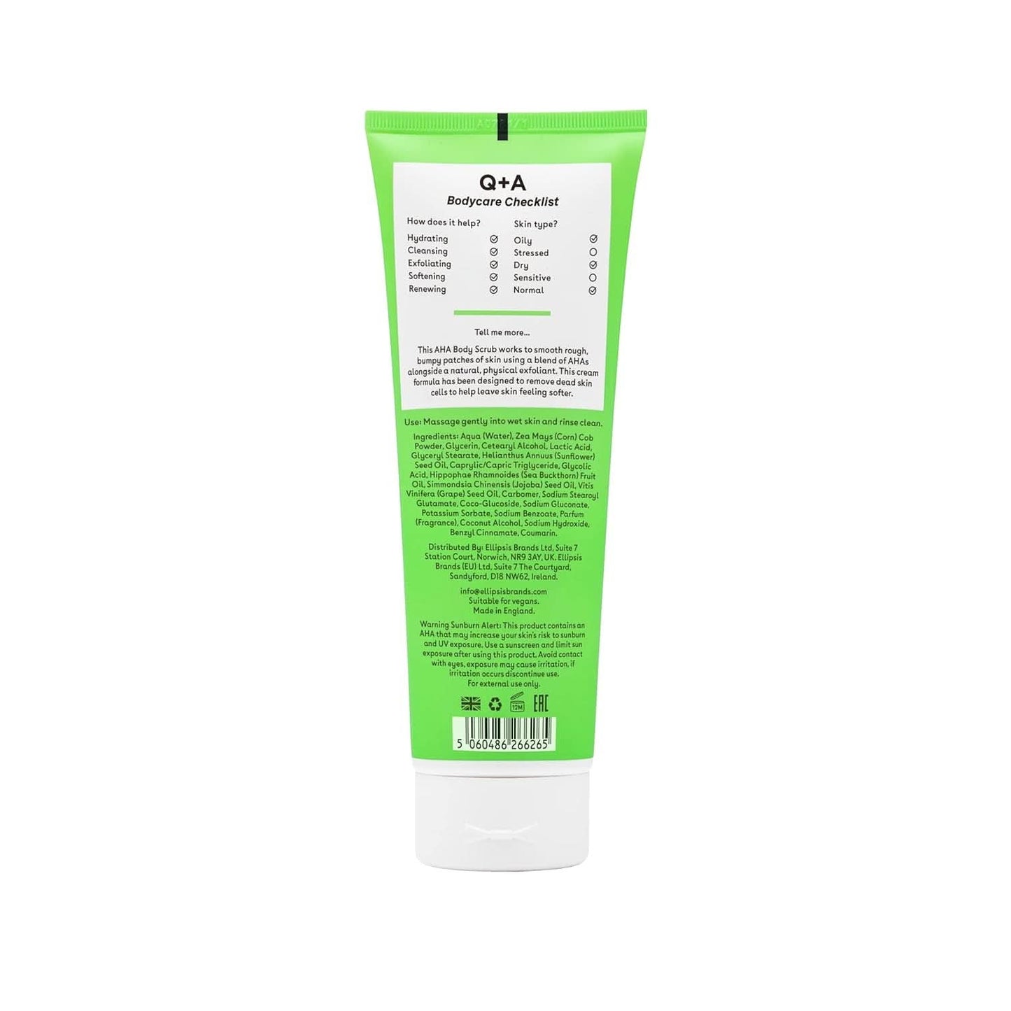 AHA Peeling-Körperpeeling, 250 ml Kosmetik und Schönheit Naty Shop