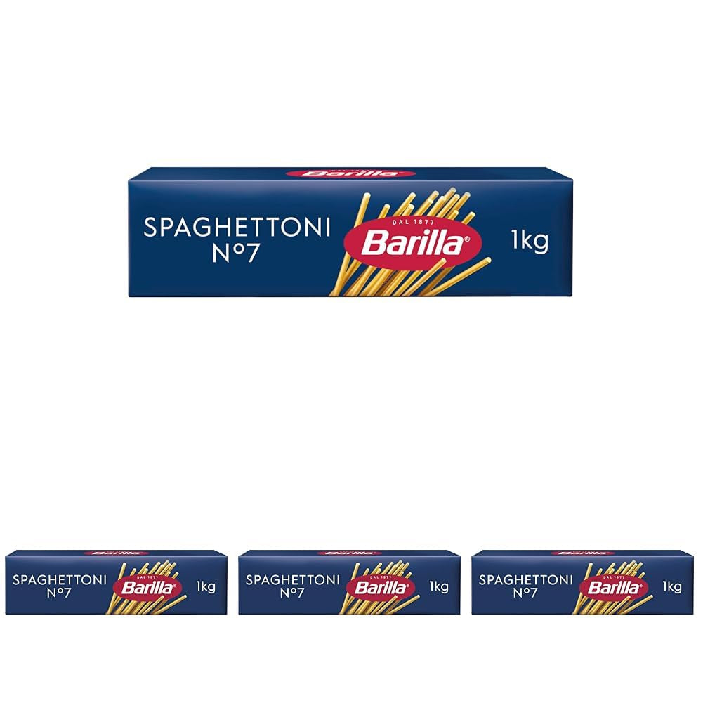 Barilla Pasta Klassische Spaghetti n.5 aus hochwertigen Hartweizen immer al dente, (1 x 500 g), geschmacksneutral