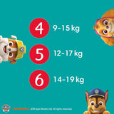 Pampers Windeln Paw Patrol Pants Größe 5 (12-17 kg) Baby-Dry, Junior mit Stop-and-Protect-Tasche, MONATLICHE BOX, 160 Windeln Naty Shop