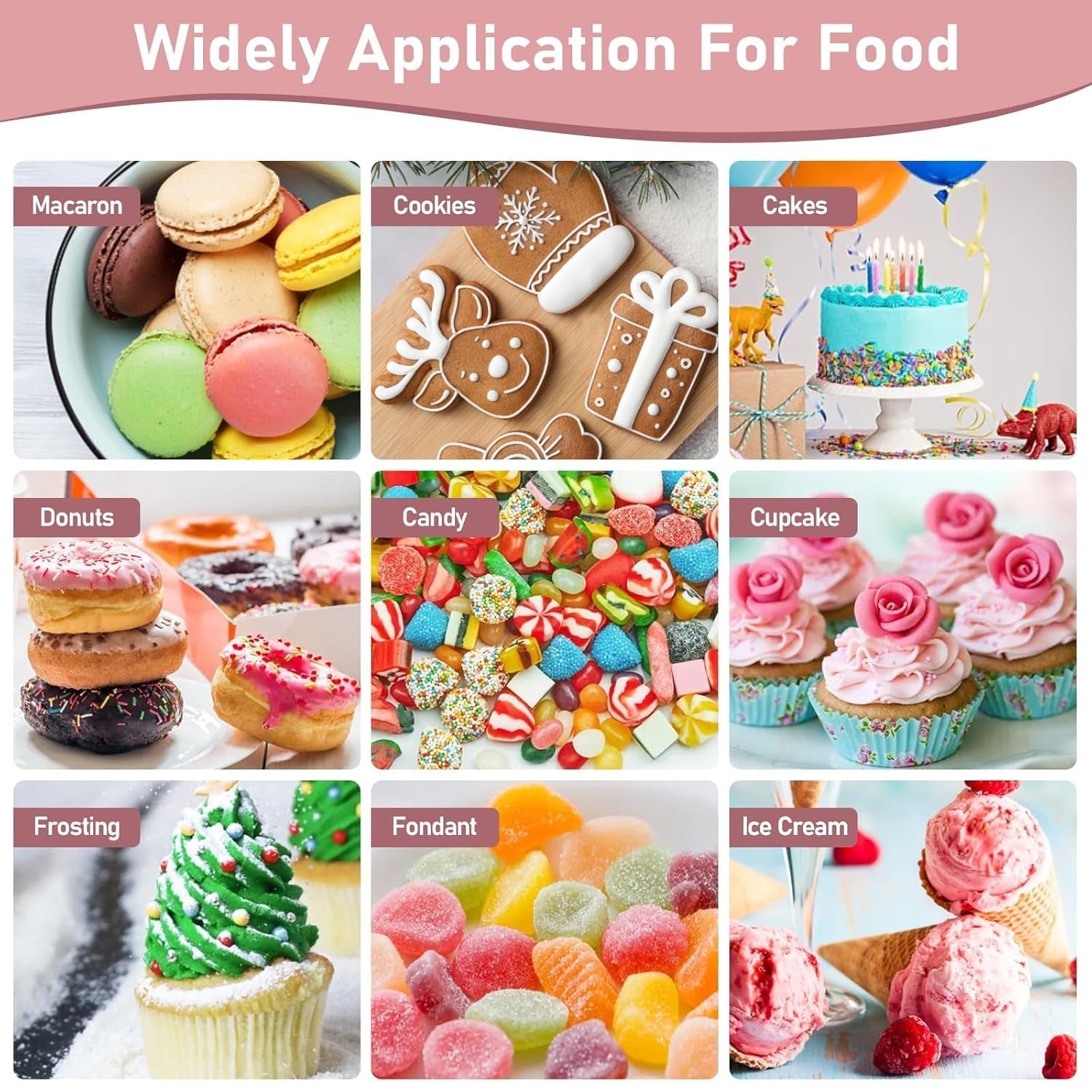 Flüssiges Lebensmittelfarbset, 18 Farben x 10 ml, hochkonzentrierte Lebensmittelfarbe zum Backen von Kuchen, Keksen, Macarons, Kuchendekoration, Ostereiern, Fondant, Teig, DIY-Schleim, Seifen, Backzubehör