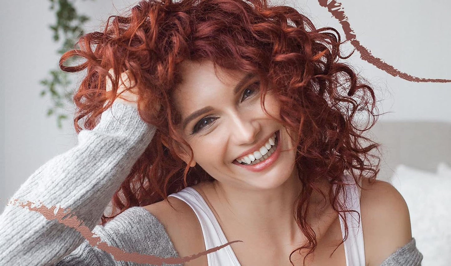 VEGAIROA – Curly Plex Mask – Maske für definierte Locken ohne Frizz – Tiefenwirksame Feuchtigkeitspflege – Für lockiges oder welliges Haar – Professionelles veganes Friseurprodukt – 1000 ml Naty Shop Haarmaske