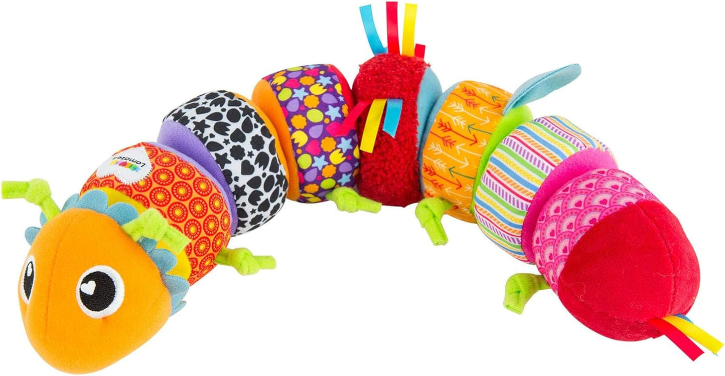 LAMAZE Octivity Time Baby-Sensorspielzeug, weiches Baby zum Spielen und Entdecken, Oktopus-Kleinkind, geeignet für 6 Monate, Jungen und Mädchen über 1 Jahr. Babyspielzeug Naty Shop Weiches Raupenpuzzle