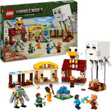 LEGO Minecraft Ghast Balloon Attack – Gamer-Spielzeug für Kinder – Haus, Huhn und Golem-Videospiel-Bauset – Film-Merchandise für Jungen ab 10 Jahren – 21273 Bausets Besuchen Sie den LEGO-Store Default Title