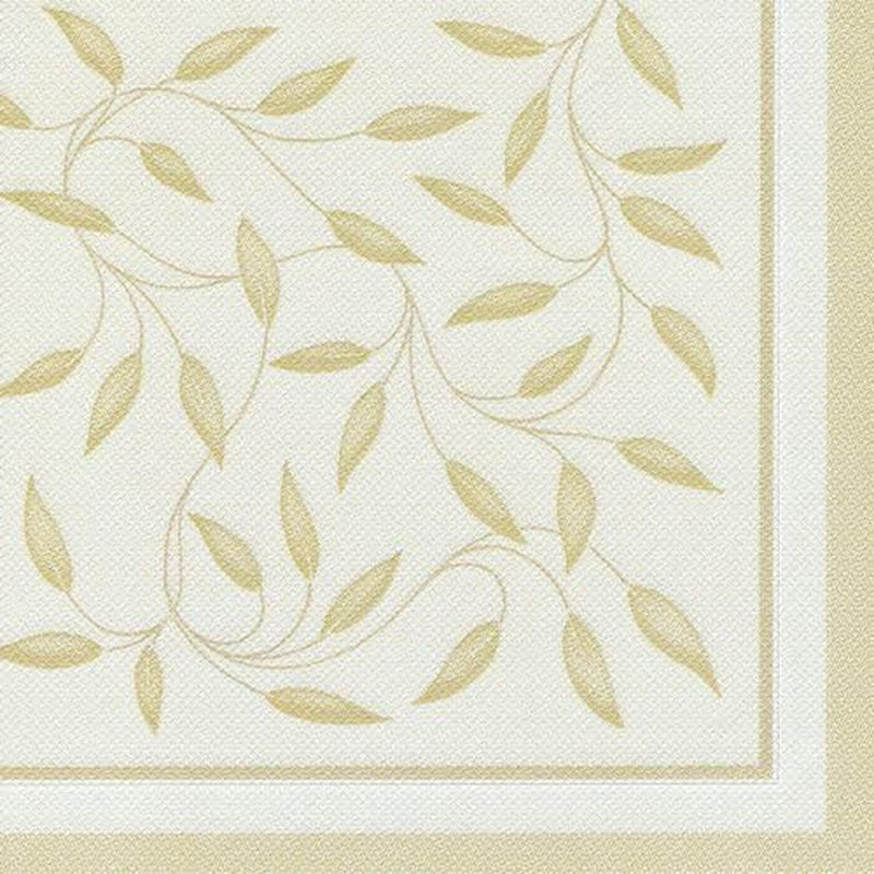 Papstar, 50 Servietten „ROYAL Collection“ 1/4-Falz 40 cm x 40 cm Champagner „New Mediterranean“, #11651
