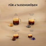 Espressomaschine mit Nespresso Krups Vertuo Pop Kapseln, Fassungsvermögen: 560 ml, automatische Kapselerkennung, One-Touch-System, 4 Tassengrößen, verkürzte Aufheizzeit, nachhaltig, Aqua Mint, XN9204
