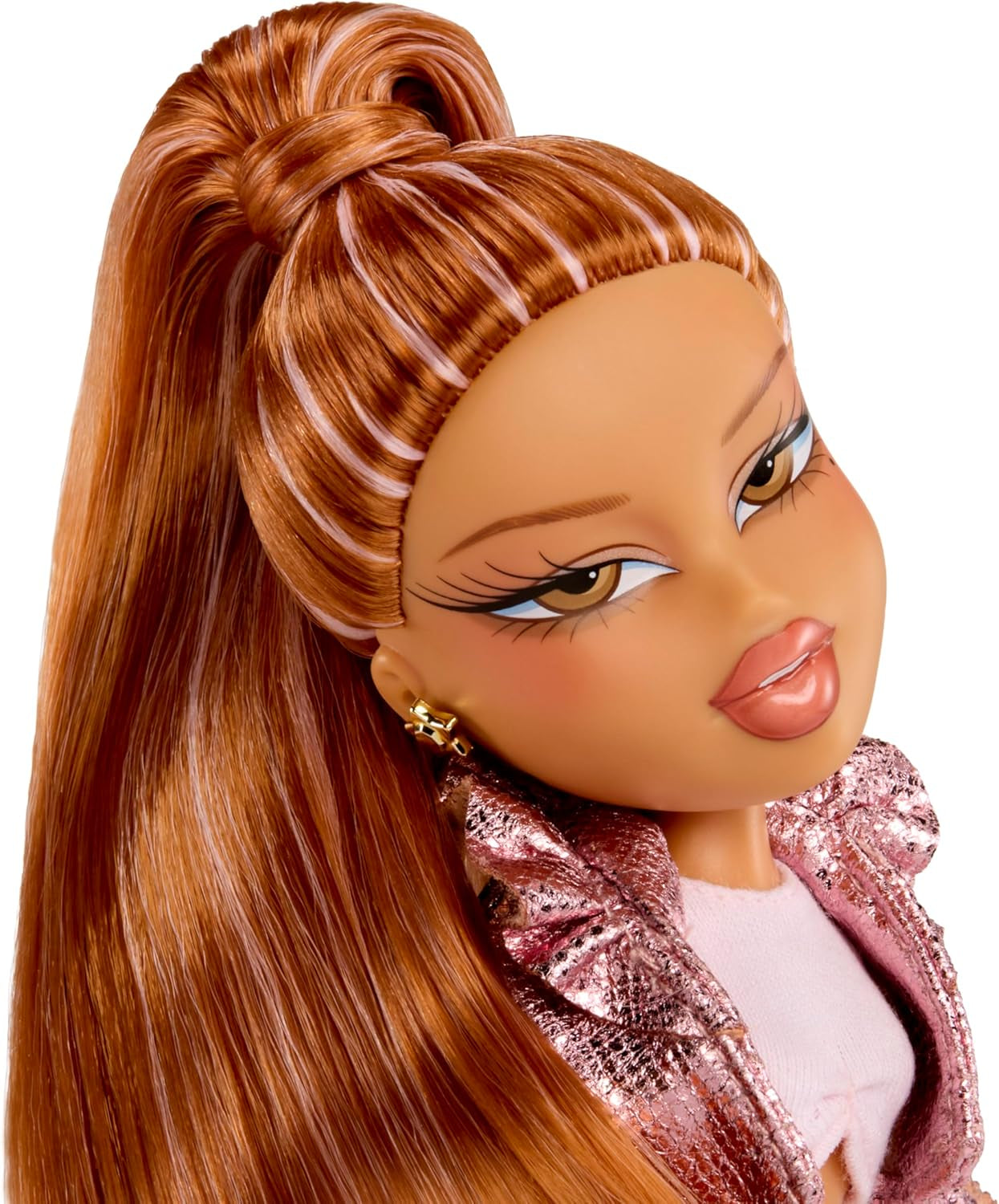 BRATZ Pop Starz Yasmin – Modepuppe mit Sammelanhänger, Outfit und Musikzubehör