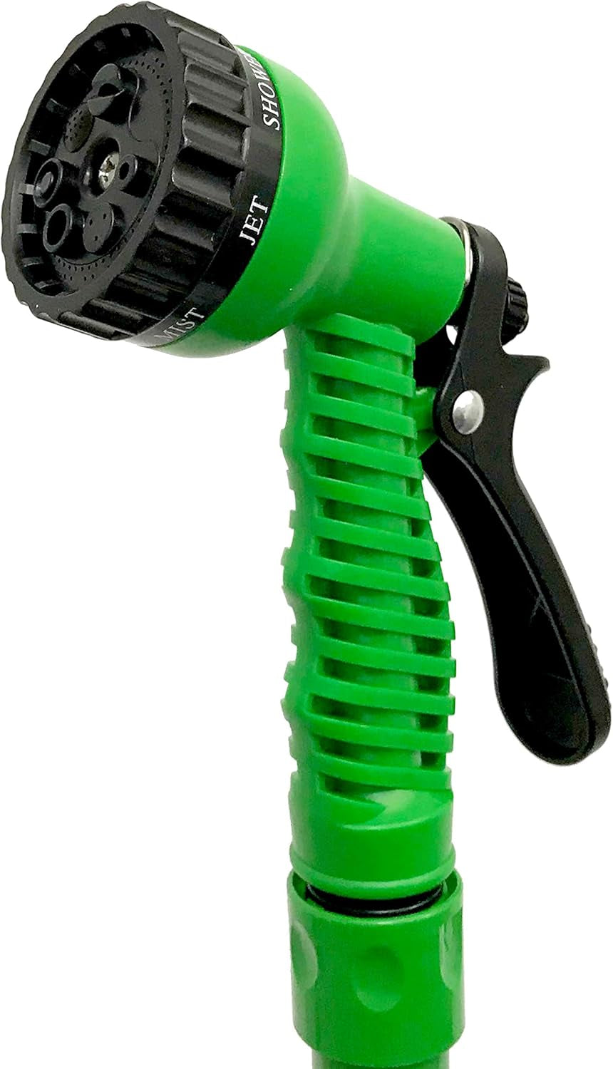 C2607A Hose Basic – Ausziehbarer Schlauch mit Wasserdruck, grün, 7,5 Meter
