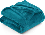 Utopia Bedding Kuschelige Fleecedecke [228 x 228 cm, Grau] Weiche, leichte, warme und flauschige Decke, bequeme und atmungsaktive Decke für Bett, Sofa, Couch, Betten und Decken. Besuchen Sie den Utopia Bedding-Store, Türkis, 200 x 150 cm