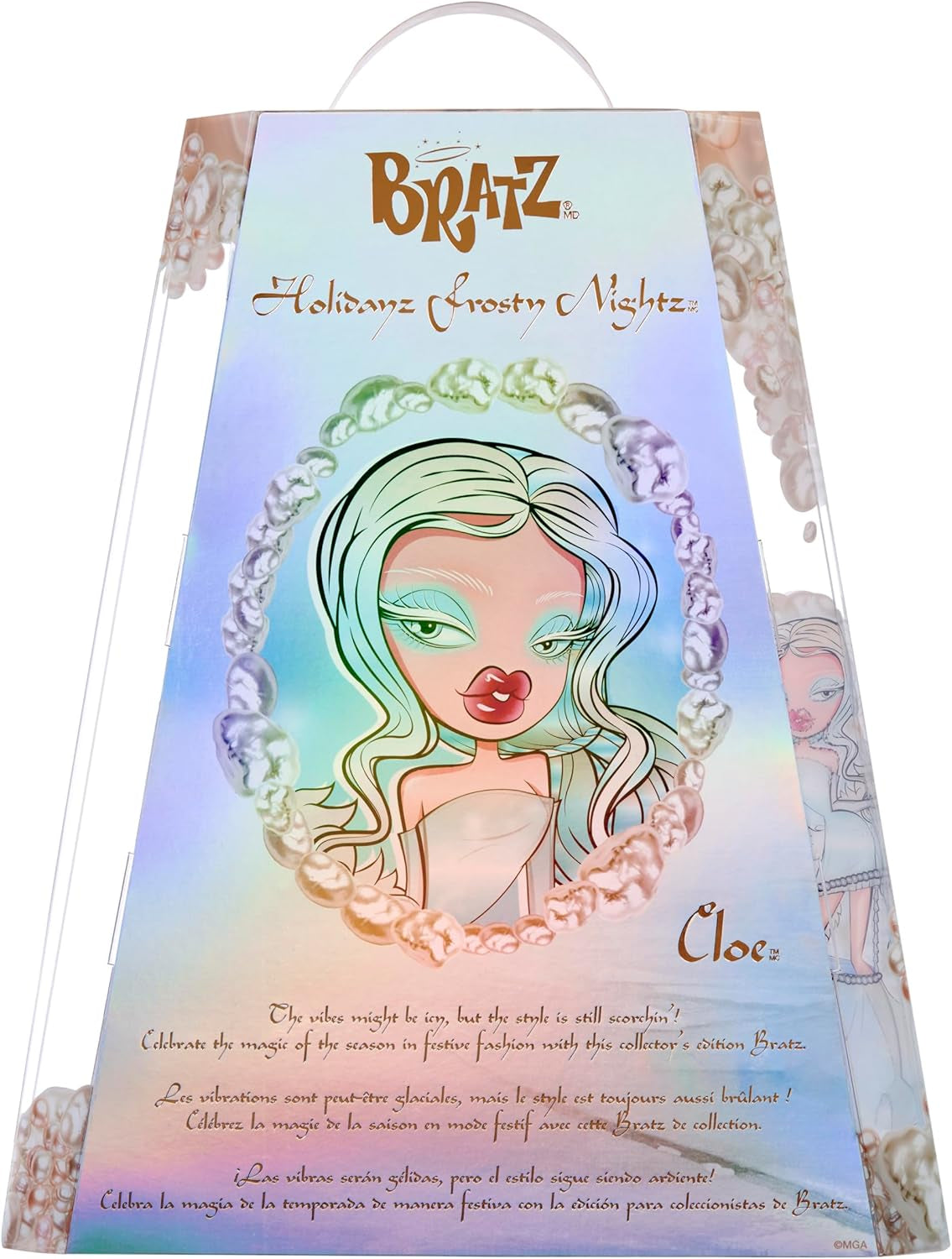 Bratz Holidayz Frosty Nightz – Chloe Doll (Collector's Edition) mit echten Outfits und Accessoires