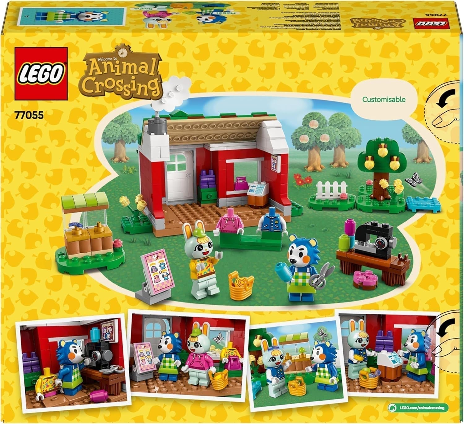 LEGO Animal Crossing Tailoring Sisters, kreatives Rollenspiel-Bauset, Geschenk für Mädchen, Jungen und Videospiel-Fans ab 6 Jahren, Abenteuerspielset 77055 Bausets Besuchen Sie den LEGO-Store