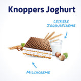 Joghurt – 4 x 200 g – Waffelscheiben gefüllt mit Joghurt und Nougatcreme, Haselnüssen und Kakao