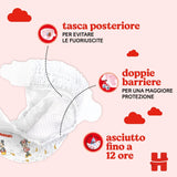 Huggies Ultra Comfort/Little Movers Windeln, Größe 3 (4–9 kg), Disney-Design, saugfähig, vollständiger Schutz, 126 Stück