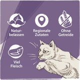 Venandi Animal – Premium Nassfutter für Katzen – Pferd als Monoprotein, 12er Pack (12 x 125 g), getreidefrei, Monoprotein