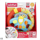 Babyfarbenes Babyspielzeug Wheel N Sounds Driver Babyspielzeug Naty Shop