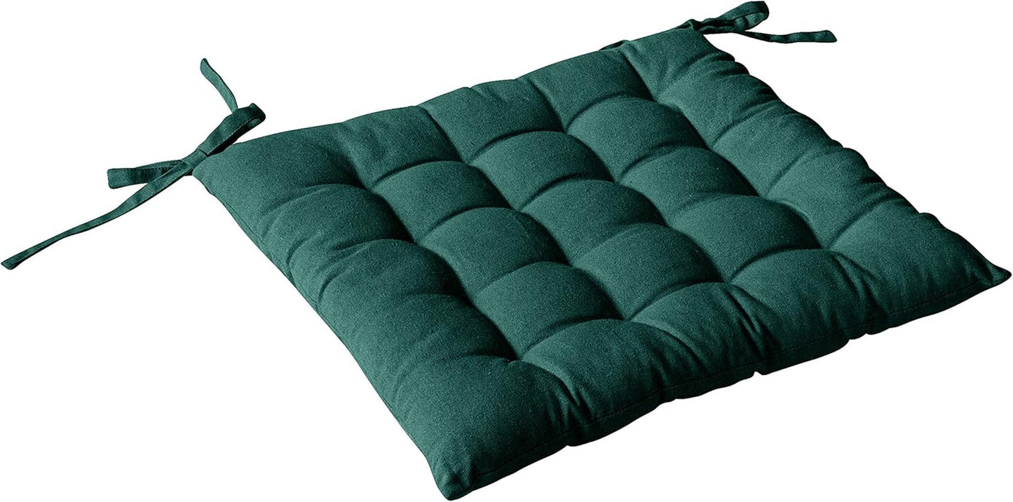 Steppdecke mit 4 Noppen, Jute, 90 x 190 cm, Ton, 2007AGCHLJT090190, 90 x 190 cm Steppdecken und Steppdecken Naty Shop Dunkelgrün
