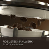 Saeco GranAroma Automatischer Espressokocher – 14 Kaffeespezialitäten, intuitives Farbdisplay, 4 Benutzerprofile, Keramikmahlwerk, 1500 Watt (SM6580/10)