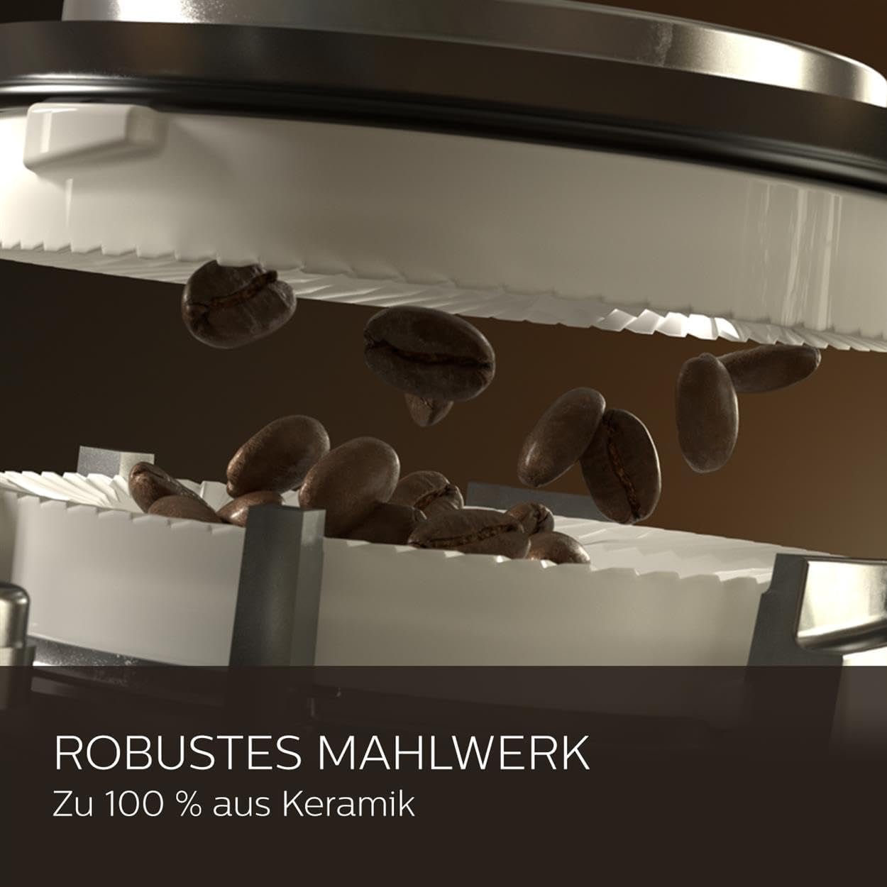 Saeco GranAroma Automatischer Espressokocher – 14 Kaffeespezialitäten, intuitives Farbdisplay, 4 Benutzerprofile, Keramikmahlwerk, 1500 Watt (SM6580/10)