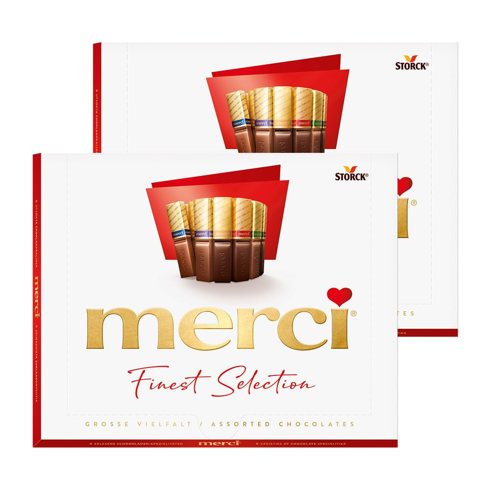 merci Finest Selection Mousse au Chocolat Sorte – 1 x 210 g – Spezialitäten Erlesenes Schokoladenmousse – Gefüllte und ungefüllte Pralinen