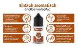 Twizzy Waffel-Lebensmittelaroma – 30 ml – Intensives Aroma – Ideal zum Backen Arome Naty Shop