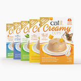 Catit Creamy Cups, Thunfisch und Huhn mit Blaubeeren, 4x25g