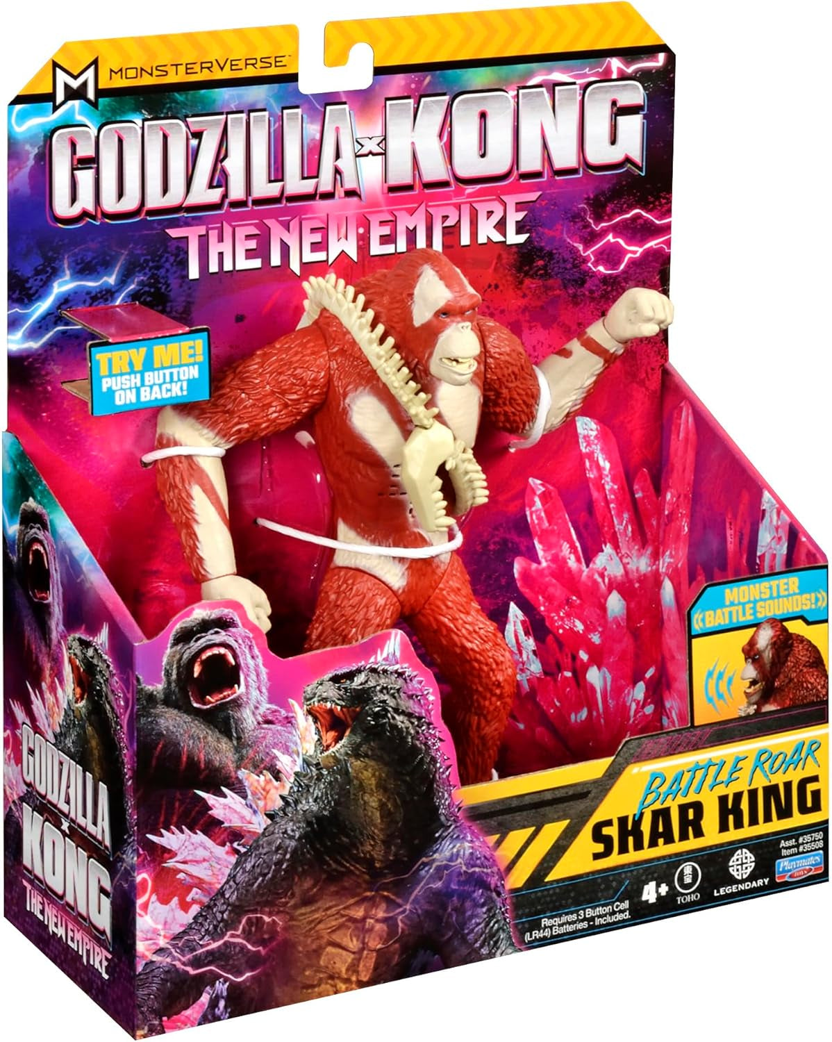 Godzilla X Kong: New Empire Battle Roar Skarking, Actionfiguren, 17 cm Actionfiguren Naty Shop