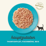 Applaws 100 % natürliches Nassfutter für Katzen, Thunfischfilets in Brühe – Packung mit 12 70-g-Beuteln