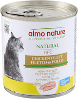 Almo Nature HFC Natural – Nassfutter für ausgewachsene Katzen – Hühnerfilet – 280 g, Packung mit 12 Stück