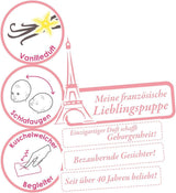 Corolle 9000200070 – MaCorolle, Pflaume, französische Puppe mit Talisman und Vanilleduft